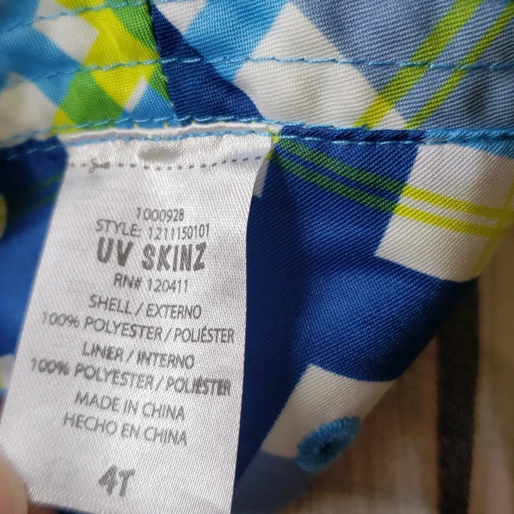 UV Skinz Reversible Bucket Sun Hat Sz 4T